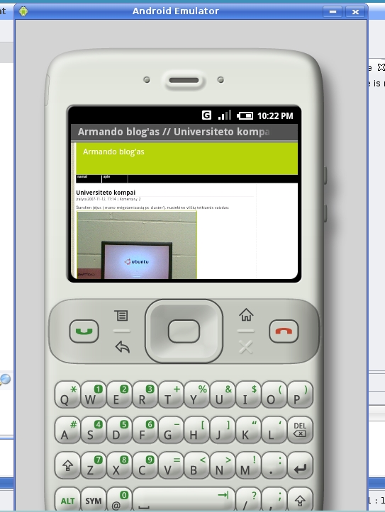 Android browser