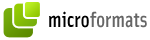 This site uses microformats Microformats logo