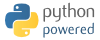 This site is built using Python Python logo
